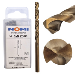 Wiertło do metalu kobaltowe HRC CO 4mm NOMI