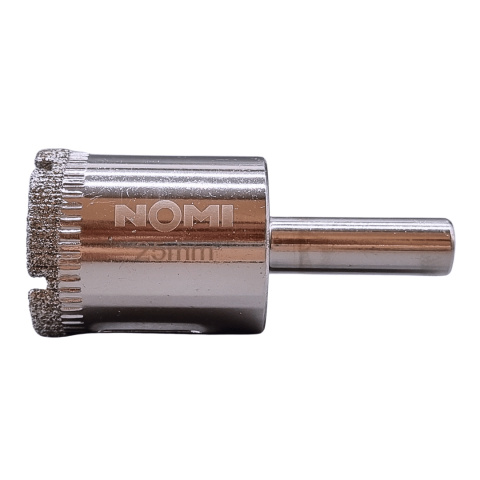 Otwornica diamentowa galwaniczna 25mm NOMI Otwornica diamentowa galwaniczna 25mm NOMI