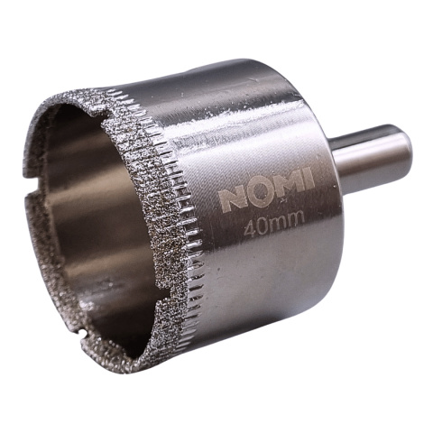 Otwornica diamentowa galwaniczna 40mm NOMI Otwornica diamentowa galwaniczna 40mm NOMI