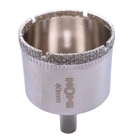 Otwornica diamentowa galwaniczna 40mm NOMI Otwornica diamentowa galwaniczna 40mm NOMI
