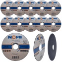 Tarcza do cięcia metalu 125 x 1,0 mm do stali nierdzewnej Inox NOMI 10 szt.