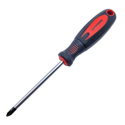 Wkrętak krzyżowy PH 2x100 SUPERWORK Wkrętak krzyżowy PH 2x100 SUPERWORK