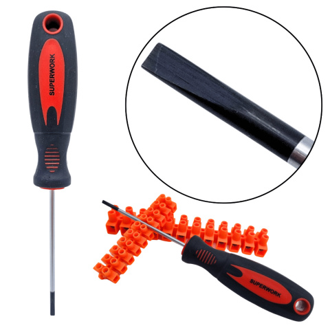 Wkrętak płaski SL 3,0x75 SUPERWORK Wkrętak płaski SL 3,0x75 SUPERWORK