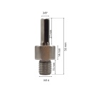Adapter do otwornic M14 - 3/8" HEX do otwornic NOMI