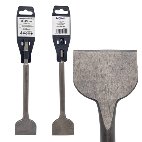 Dłuto SDS-Plus 60 x 250 mm stal Cr-Mo do betonu płytek tynku łopatka SDS+