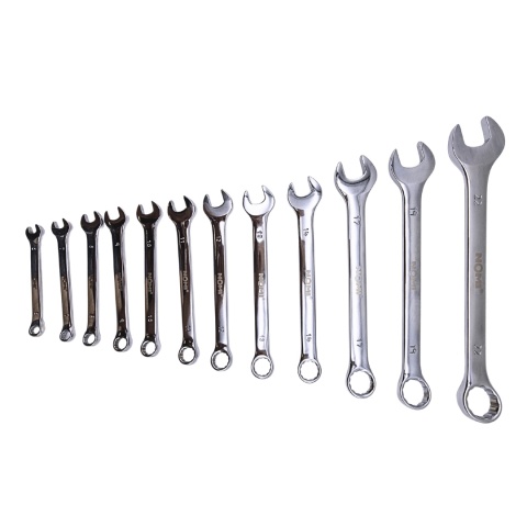 Komplet kluczy płasko-oczkowych 12szt. 6-22mm