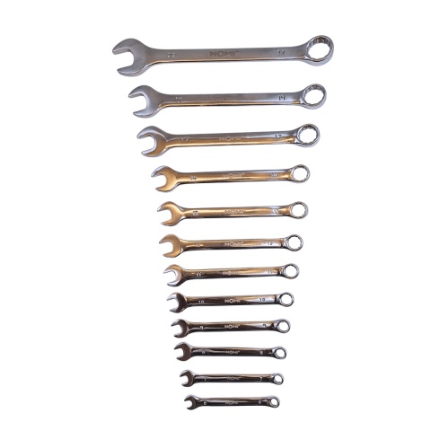 Komplet kluczy płasko-oczkowych 12szt. 6-22mm