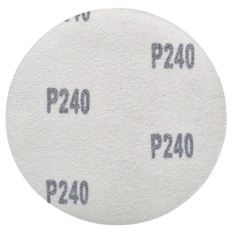 Krążek ścierny 125mm na rzep 20szt. P240 Krążek ścierny 125mm na rzep 20szt. P240