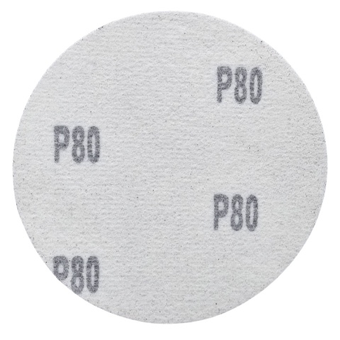 Krążek ścierny 125mm na rzep 20szt. P80 Krążek ścierny 125mm na rzep 20szt. P80