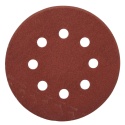 Krążek ścierny 125mm na rzep z 8 otworami 20szt. P180