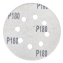 Krążek ścierny 125mm na rzep z 8 otworami 20szt. P180