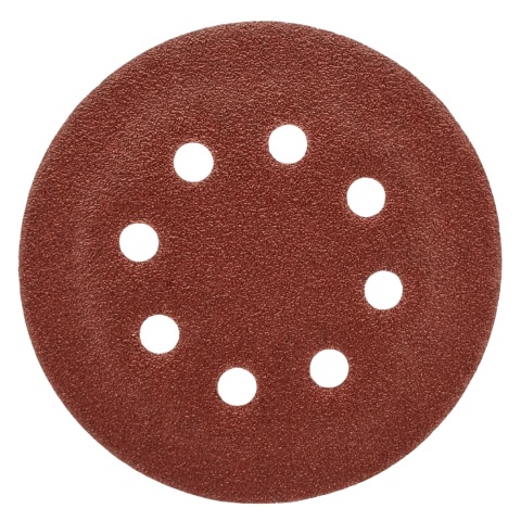 Krążek ścierny 125mm na rzep z 8 otworami 20szt. P60 Krążek ścierny 125mm na rzep z 8 otworami 20szt. P60