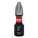 Zestaw 20 sztuk bitów udarowych 1/4" PH2 x 25mm NOMI