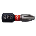 Zestaw 20 sztuk bitów udarowych 1/4" PH2 x 25mm NOMI