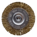 Szczotka tarczowa druciana z trzpieniem 50mm