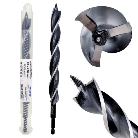 Wiertło do drewna 3-ostrzowe HRC WOOD 18 x 230 mm