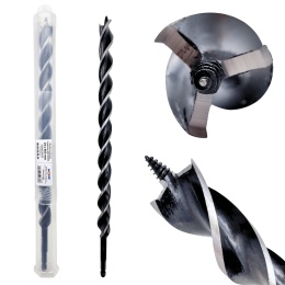 Wiertło do drewna 3-ostrzowe HRC WOOD 24 x 460 mm