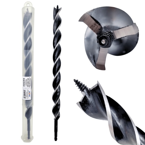 Wiertło do drewna 3-ostrzowe HRC WOOD 28 x 460 mm