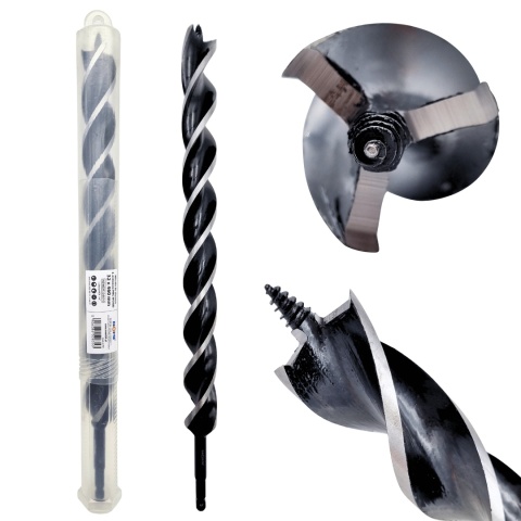 Wiertło do drewna 3-ostrzowe HRC WOOD 32 x 460 mm