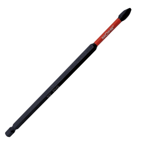Zestaw 10 sztuk bitów udarowych E6 PH2 x 152mm NOMI