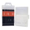 Zestaw 10 sztuk bitów udarowych E6 PH2 x 90mm NOMI