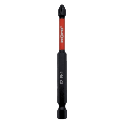 Zestaw 10 sztuk bitów udarowych E6 PH2 x 90mm NOMI