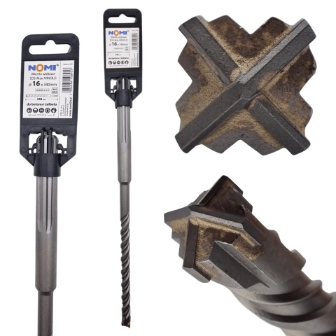 Wiertło widiowe SDS-MAX ARNOLD 16x340mm NOMI