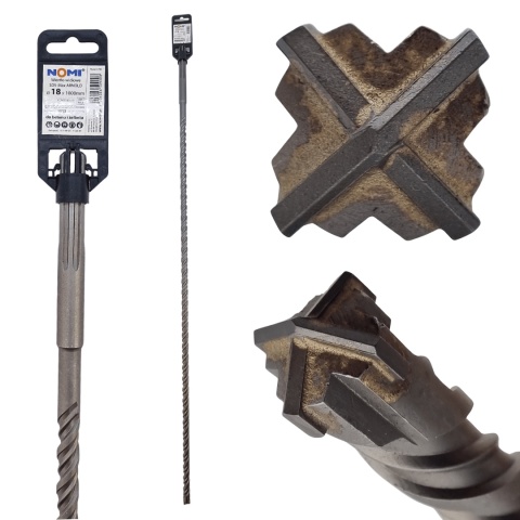 Wiertło widiowe SDS-MAX ARNOLD 18x1000mm NOMI
