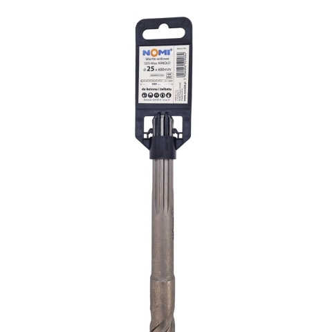 Wiertło widiowe SDS-MAX ARNOLD 25x600mm NOMI