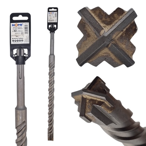 Wiertło widiowe SDS-MAX ARNOLD 32x500mm NOMI