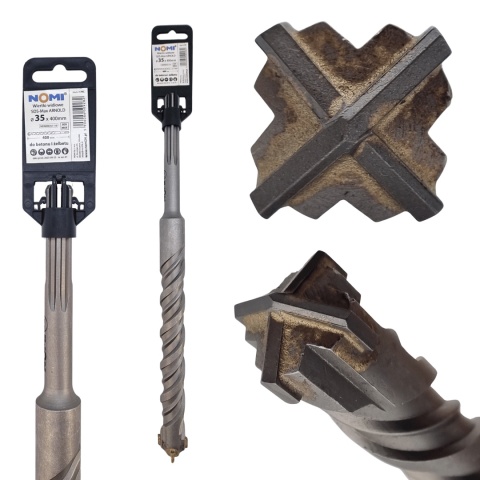 Wiertło widiowe SDS-MAX ARNOLD 35x400mm NOMI