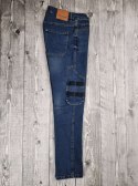 Spodnie cargo jeans XXL (38)
