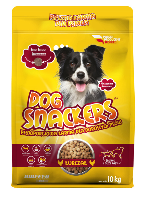 DOG SNACKERS ADULT KURCZAK 10KG