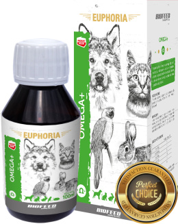 EUPHORIA OMEGA+ 100ml - suplement diety dla zwierząt domowych