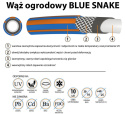 Wąż ogrodowy BLUE SNAKE fi 1/2", 30m NGWBS123P10