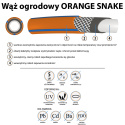Wąż ogrodowy ORANGE SNAKE fi 1/2", 30m NGWOS123P10