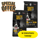 DWUPAK: TASTY DOGS LIFE Z KURCZAKIEM 15kg x 2szt z dostawą GRATIS