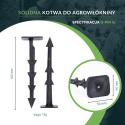 Kotwa RecBord G-PIN 16. Pakiet 50 szt.