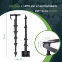 Kotwa RecBord W-PIN 20. Pakiet 25 szt.